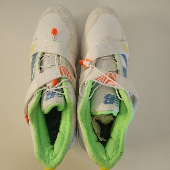 New Balance Men's FuelCell Lindor V2 Metal Baseball Shoe, white , 15 - Picture 6 of 10